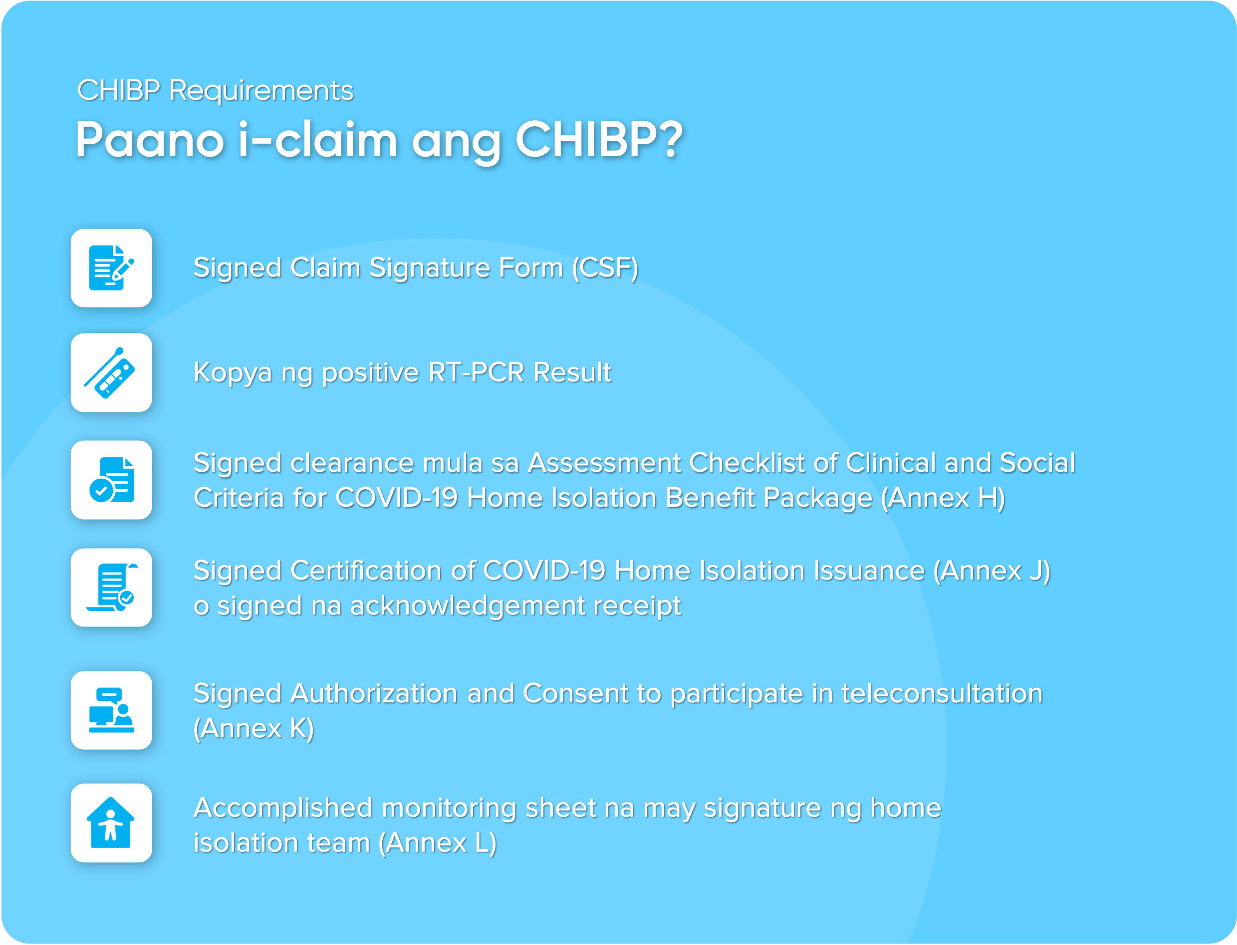 How to claim CHIBP